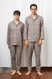 UNISEX GLEN CHECK ORGANIC COTTON PAJAMAS