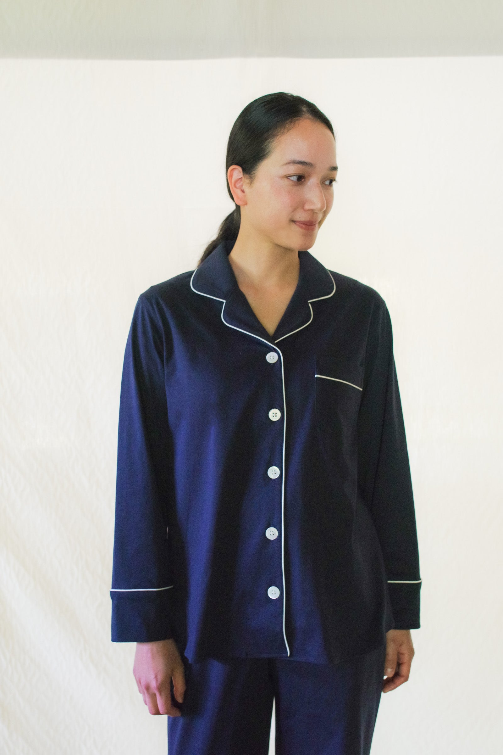 レディース シルキーオーガニックコットンパジャマ – GOOD NIGHT SUIT