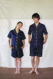 SHORT SILKY ORGANIC COTTON PAJAMAS
