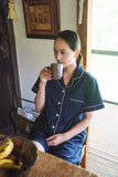 WOMEN'S SHORT SILKY ORGANIC COTTON PAJAMAS