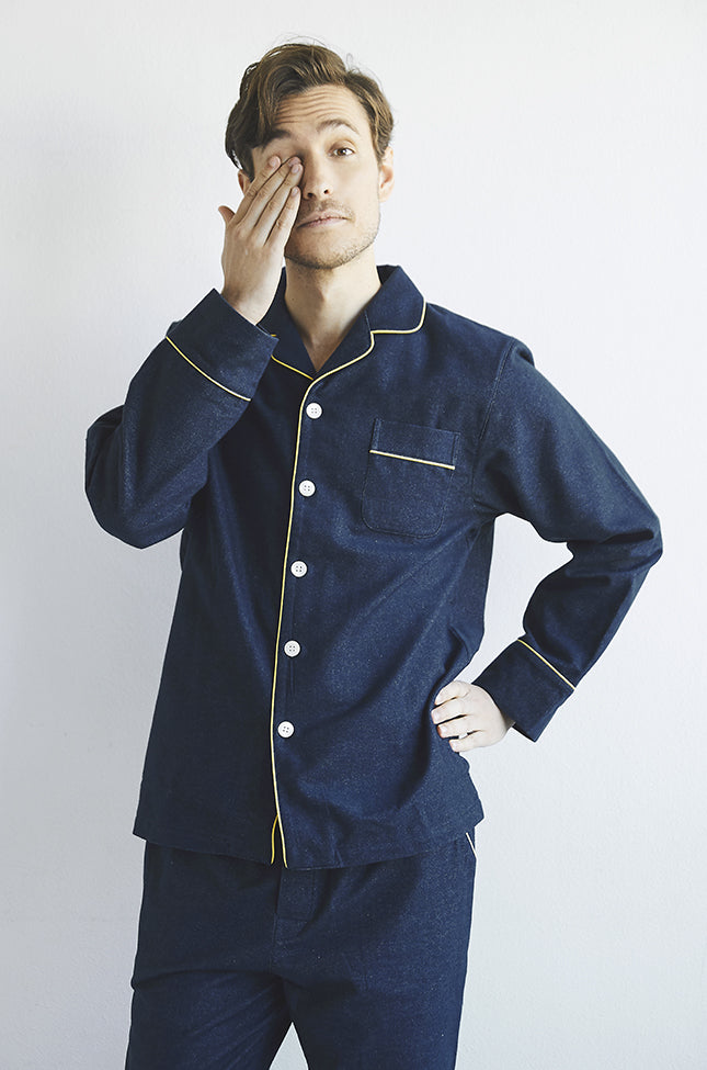 メンズムーンライトオーガニックコットンパジャマ – GOOD NIGHT SUIT