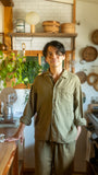 【8/20～8/31 予約販売中】UNISEX OTOMO ORGANIC COTTON PAJAMAS -KHAKI-